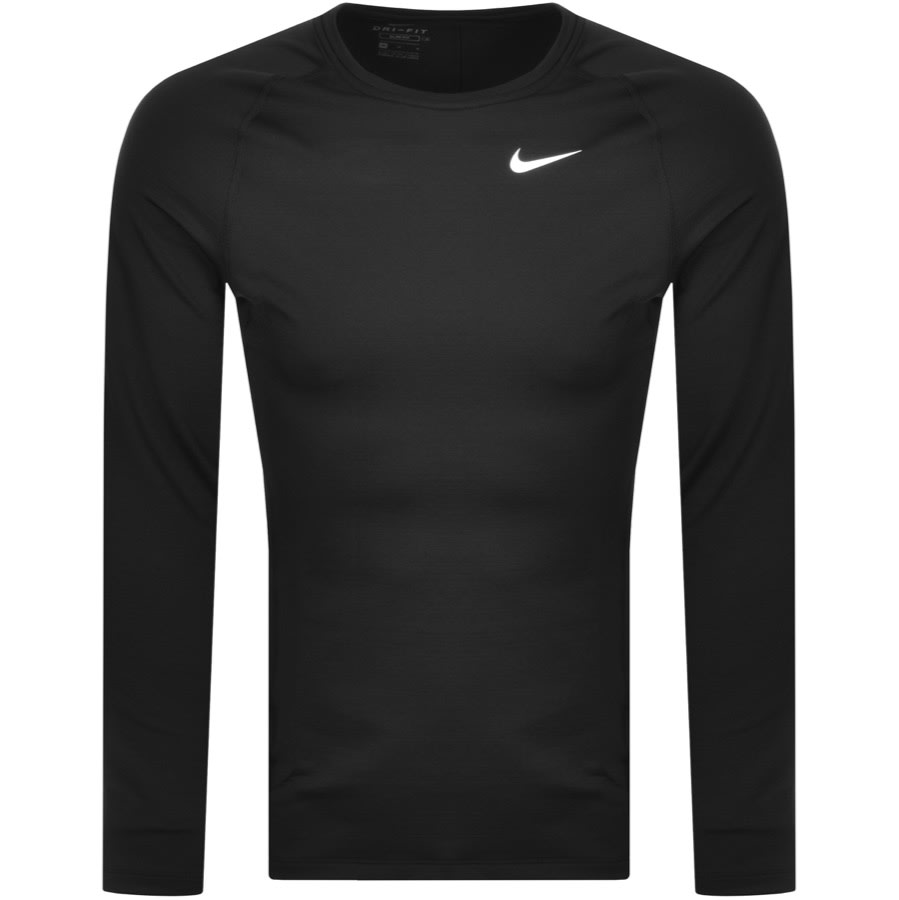 Alternative Image for ProductNike Training Long Sleeve T Shirt Black1